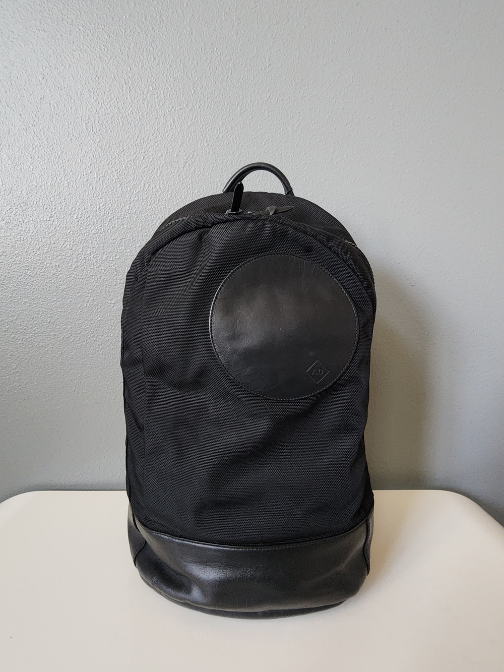 Alfred Dunhill Radial Collection Backpack Black Ballistic Nylon Leather